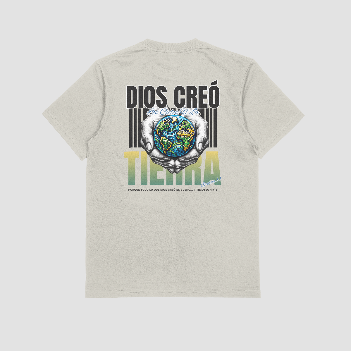 Dios Creó Los Cielos y la Tierra Camiseta image 1