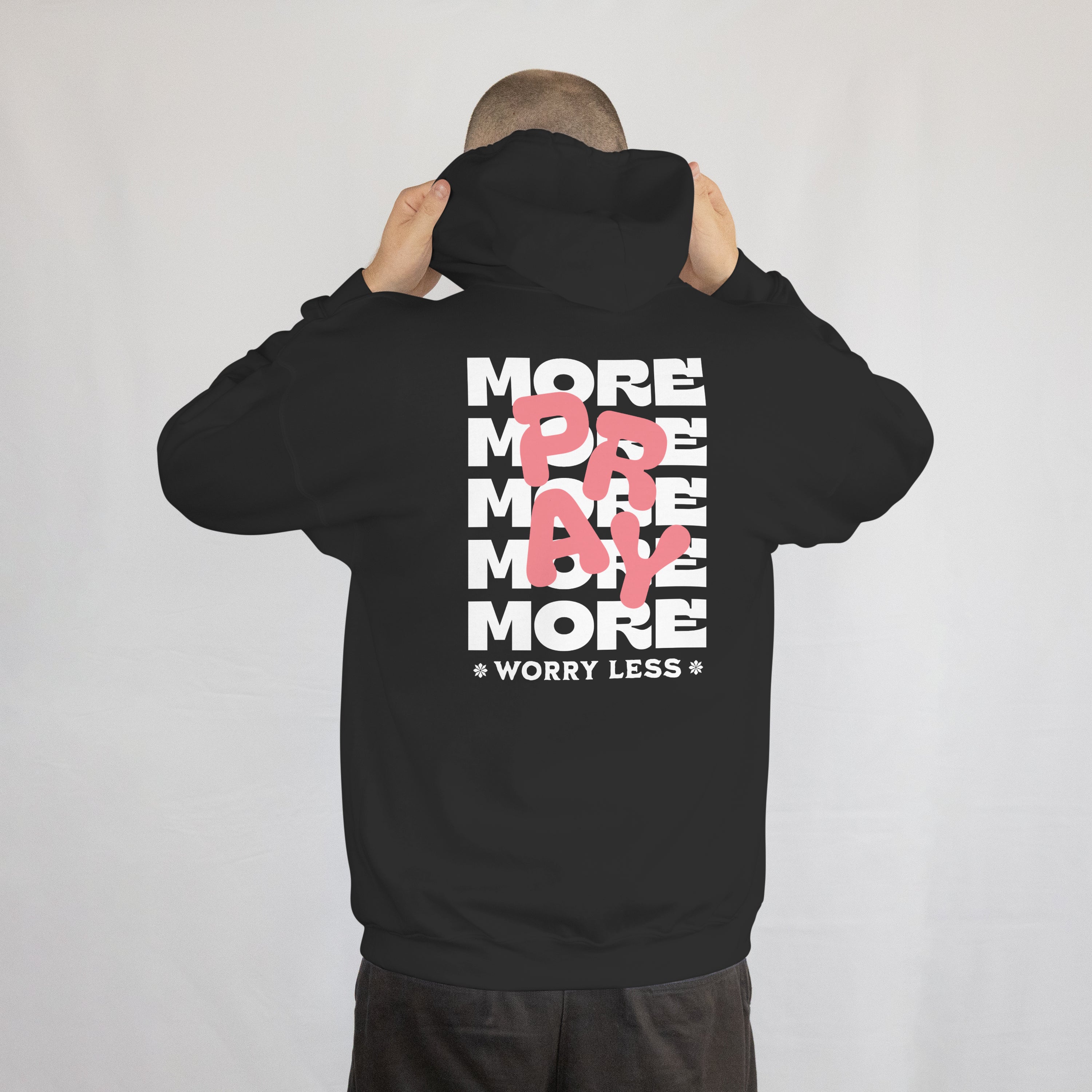 Pray More Worry Less Hoodie image 0
