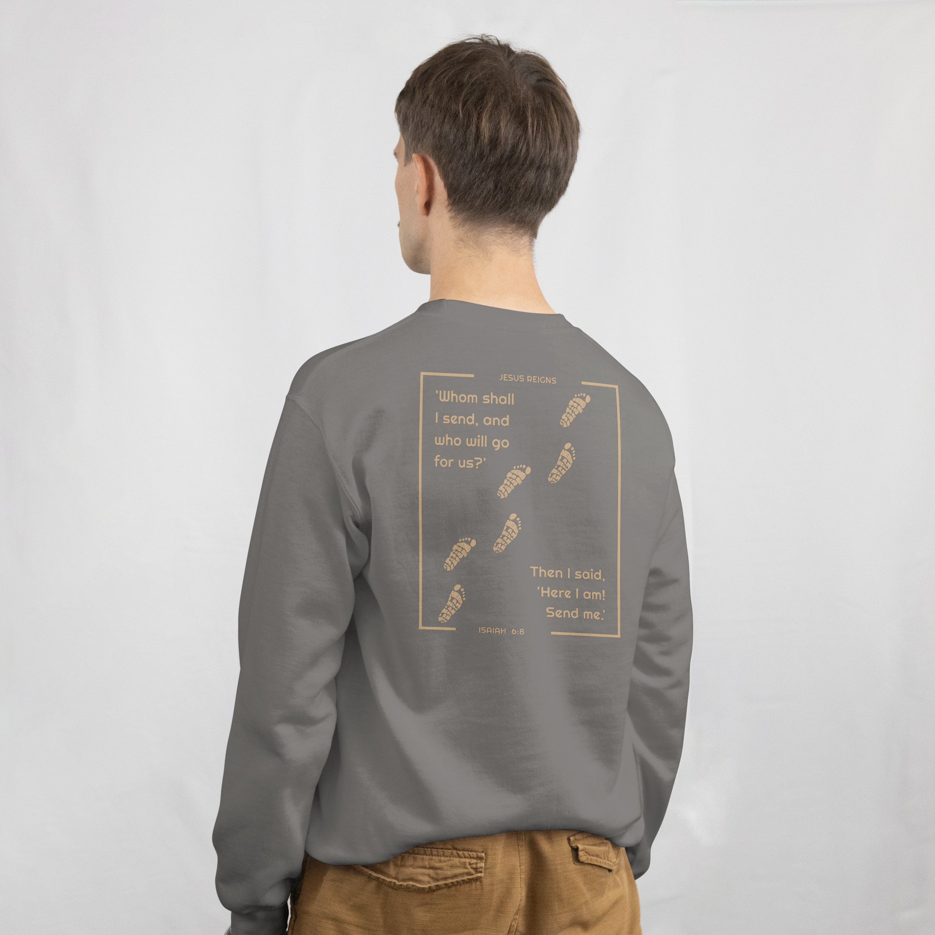 Here I Am, Send Me Crew Neck image 0
