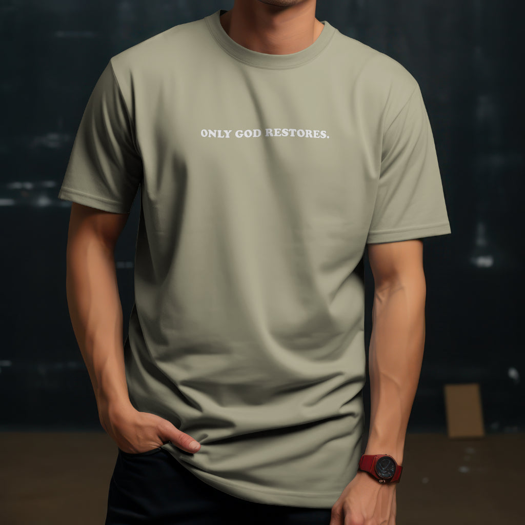 Only God Restores T-Shirt image 7