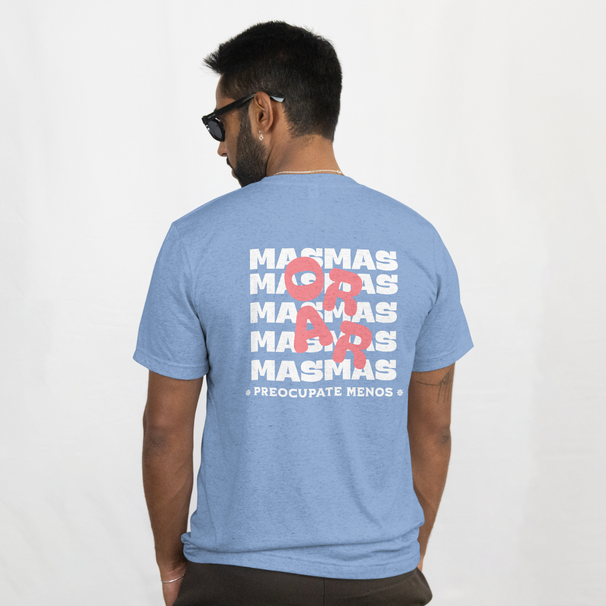 Orar Mas, Preocupate Menos Camiseta image 4