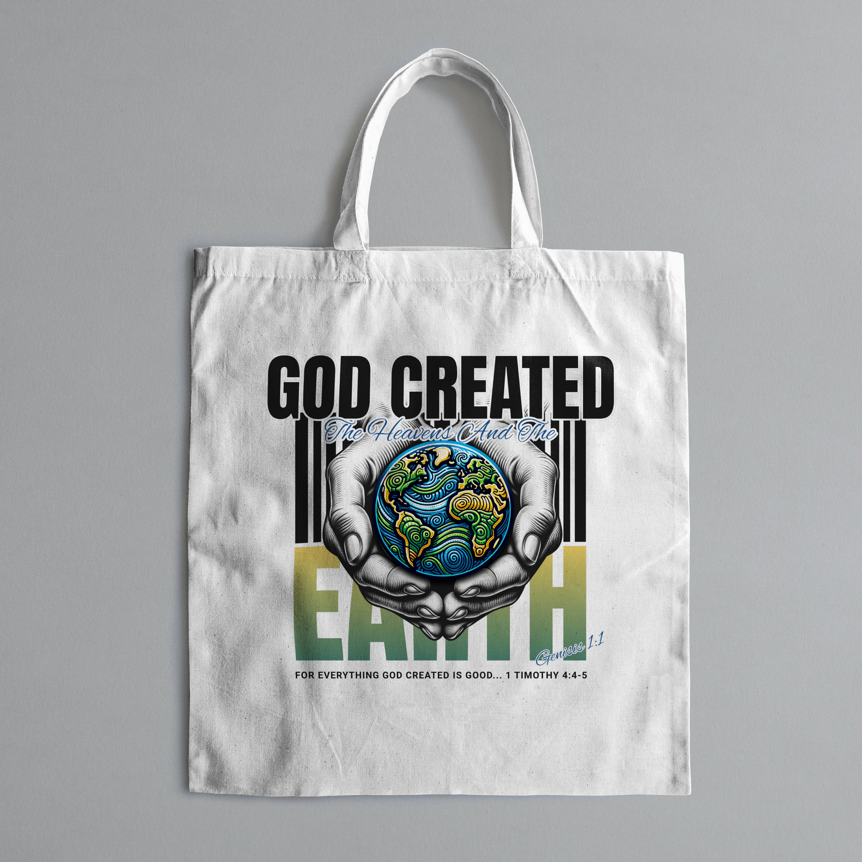 God Created the Heavens and the Earth Bag image 0