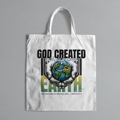 God Created the Heavens and the Earth Bag image 0
