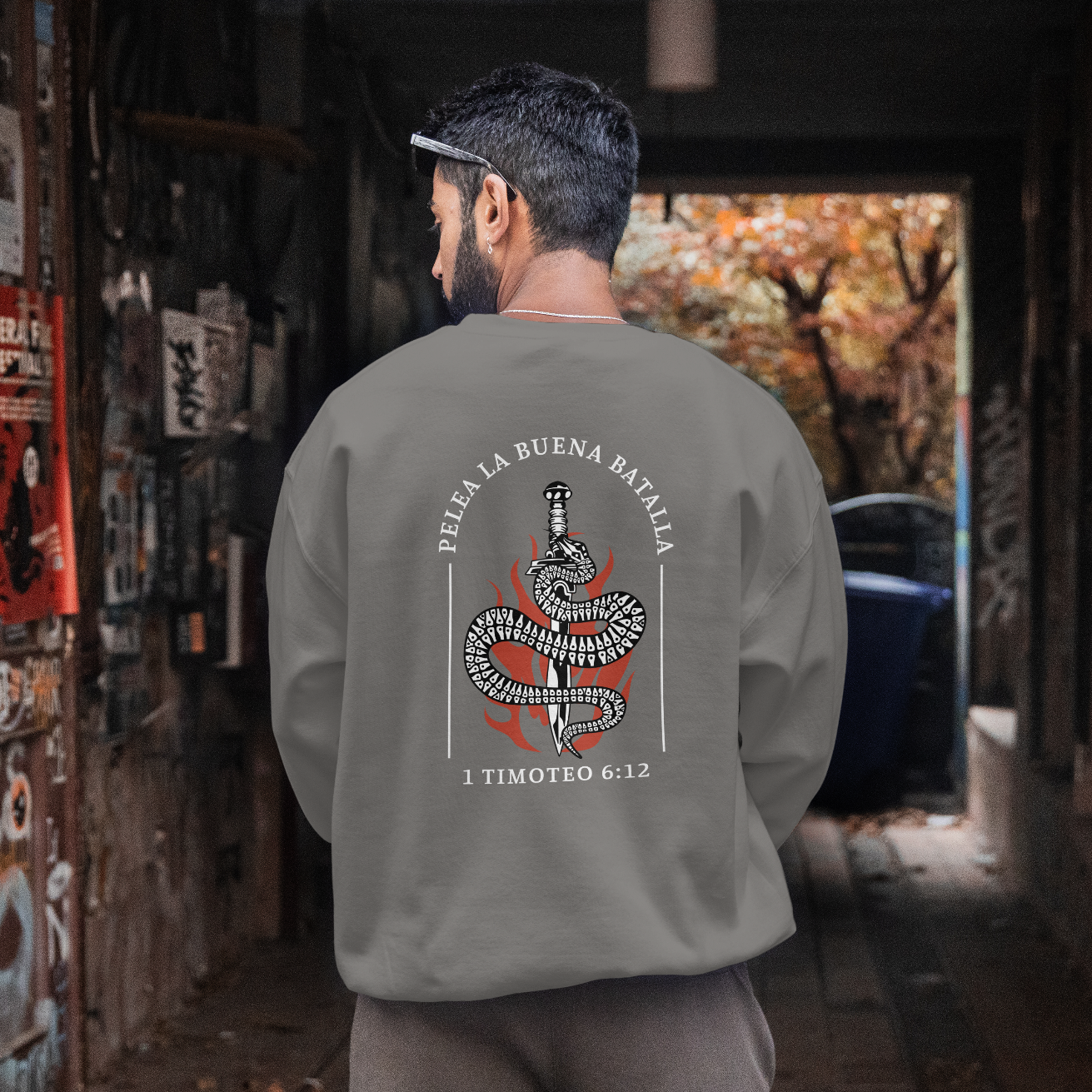 Lucha La Buena Batalla Sudadera image 0