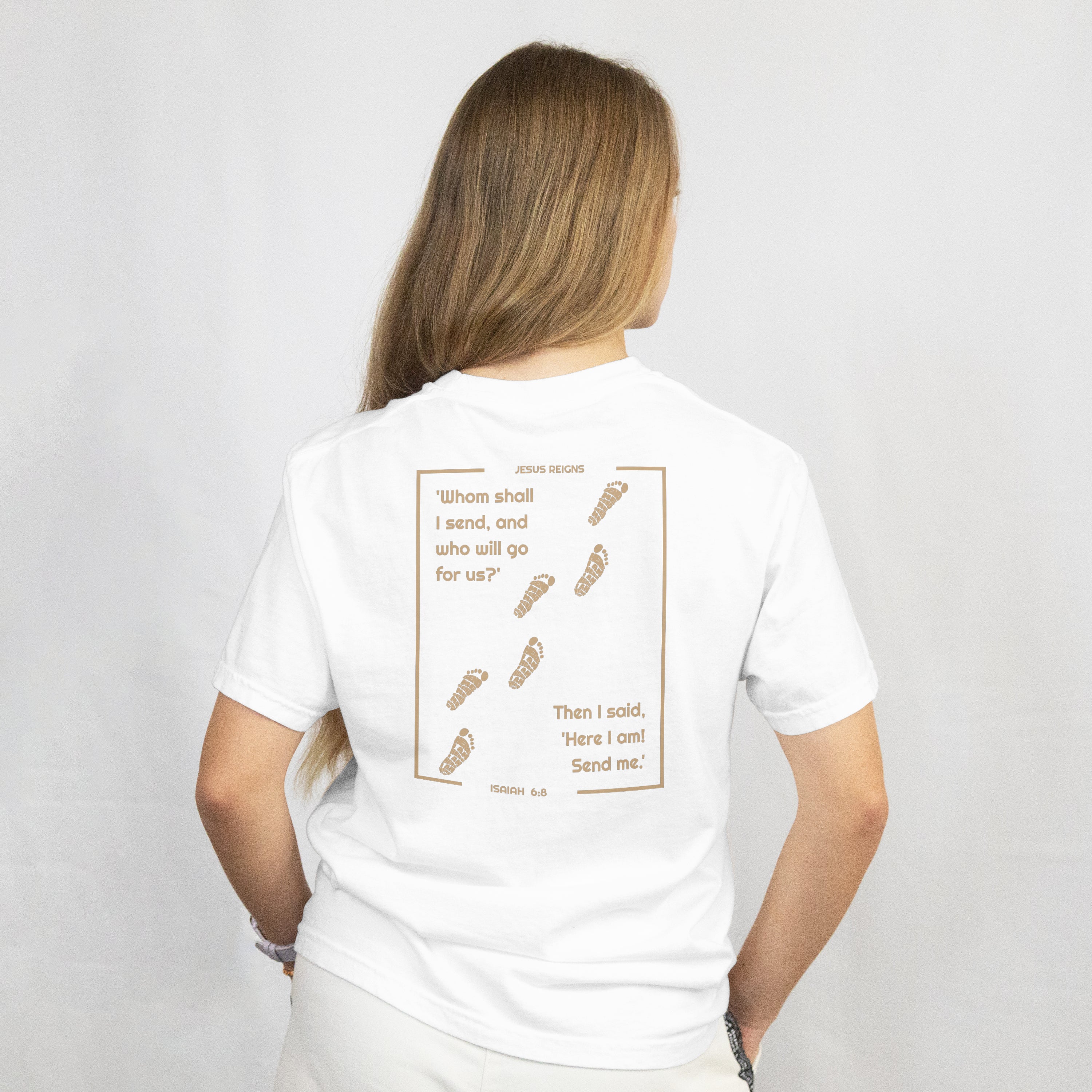 Here I am, Send Me T-Shirt image 3