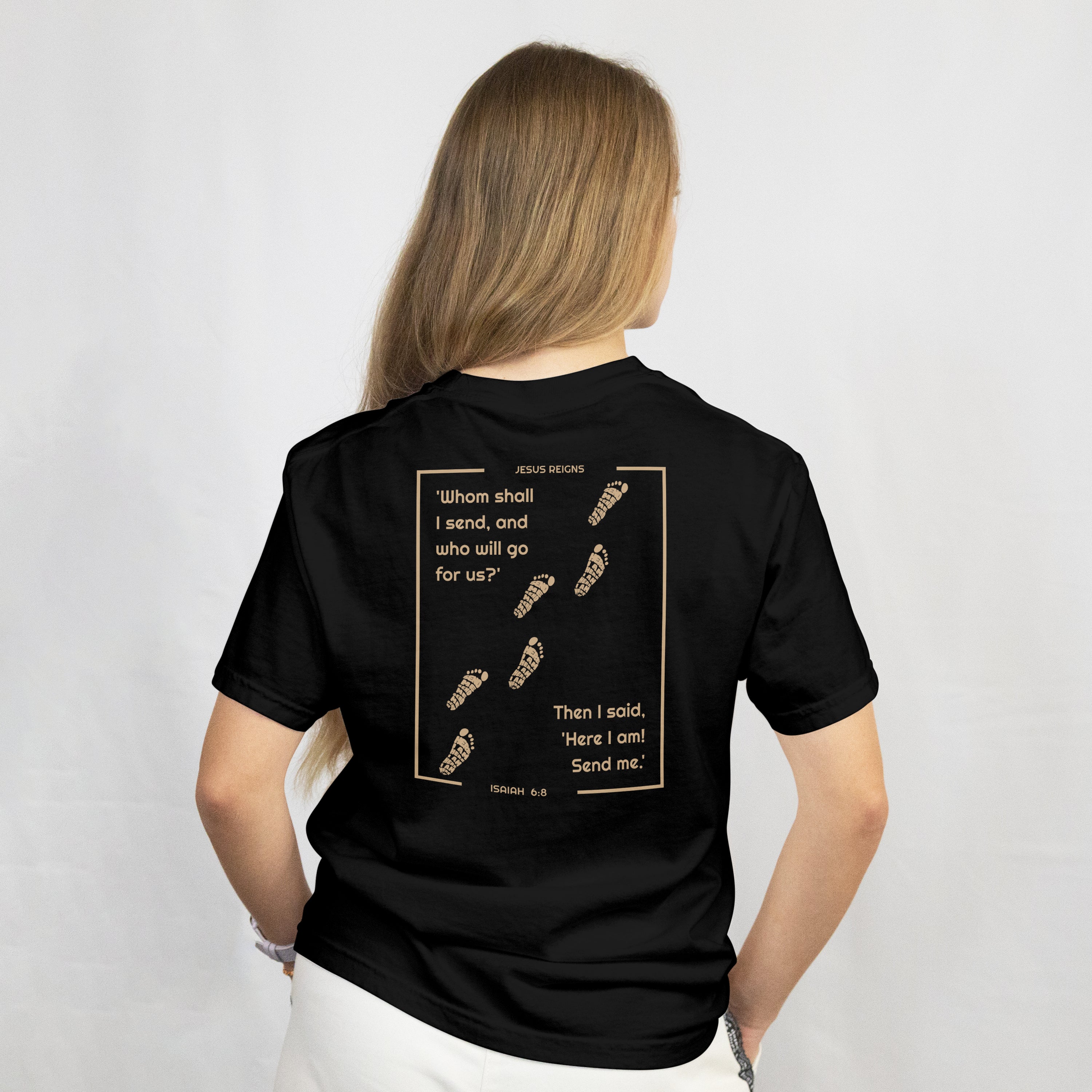 Here I am, Send Me T-Shirt image 5