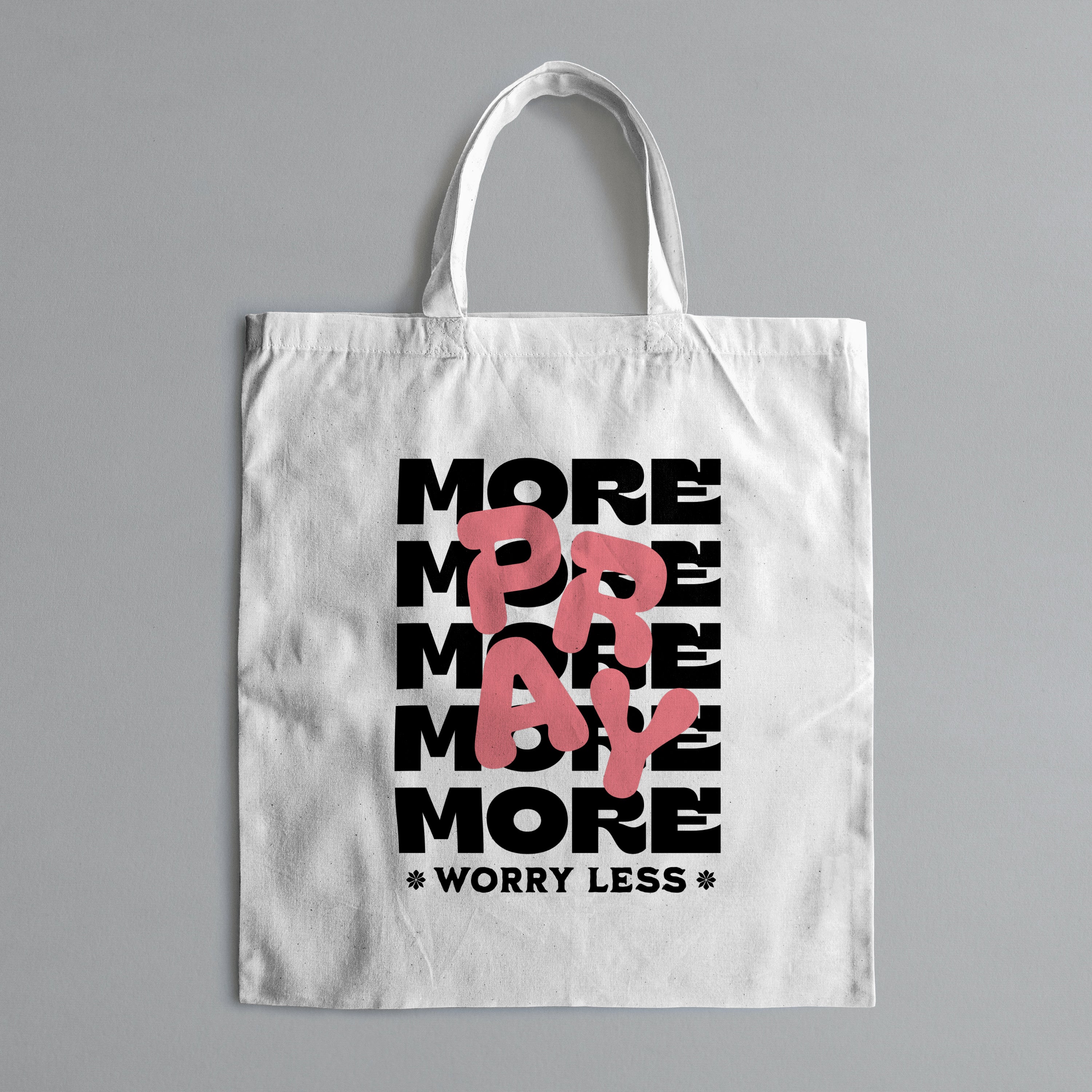 Pray More Worry Less Bag image 0