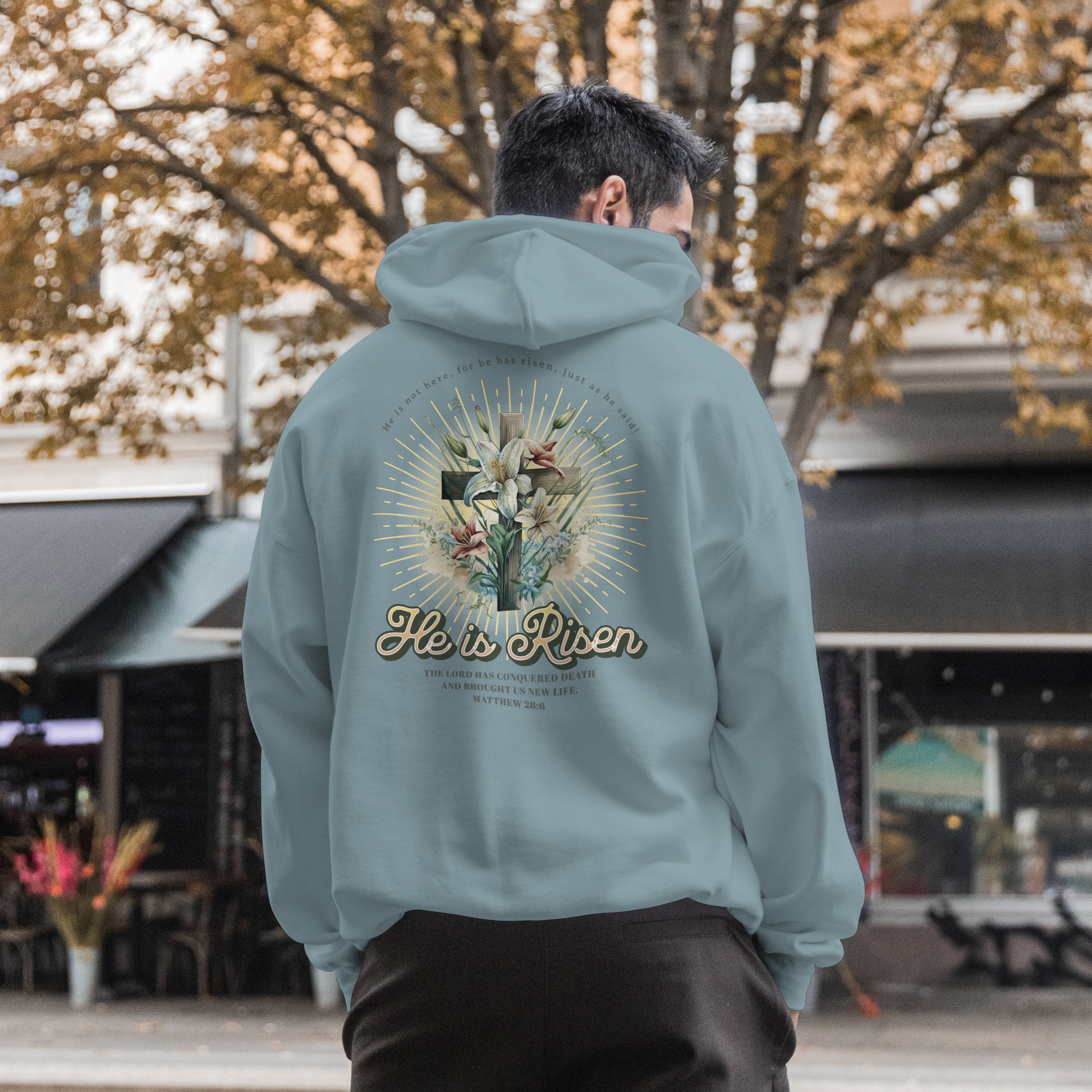 He is Risen Hoodie image 4