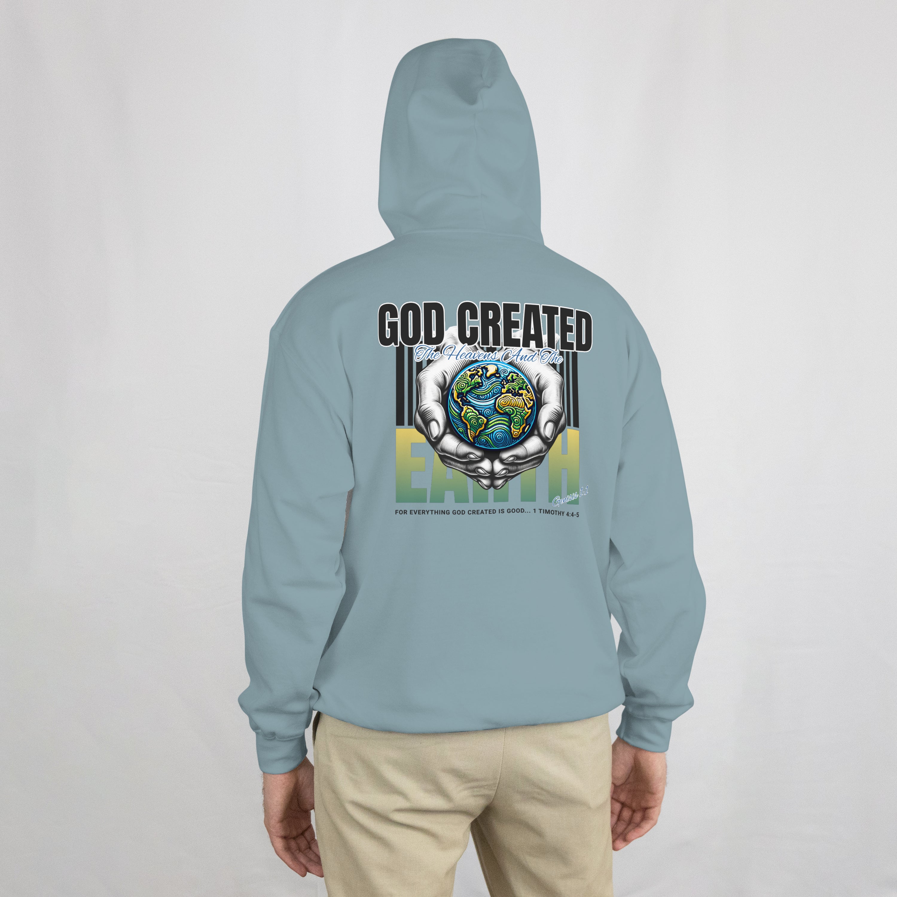God Created the Heavens and the Earth Hoodie image 1