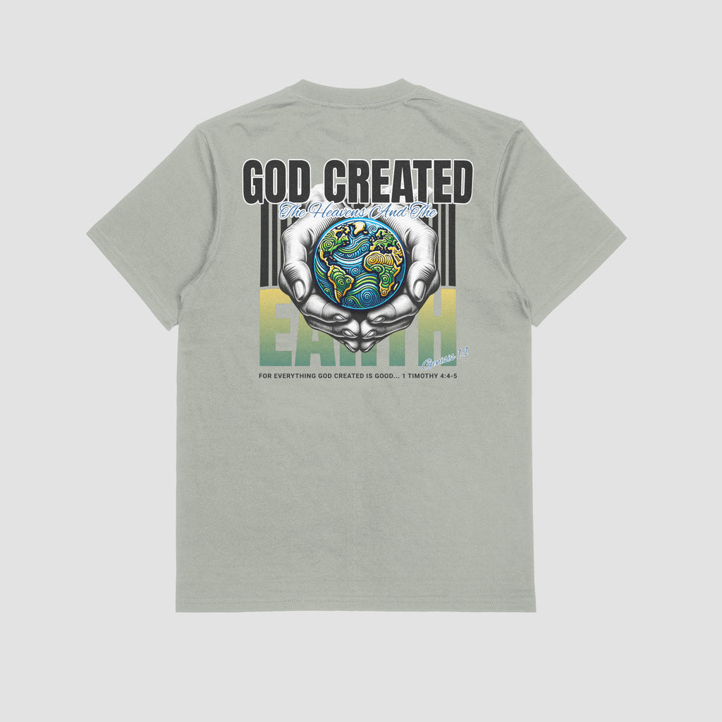 God Created the Heavens and the Earth T-Shirt image 0