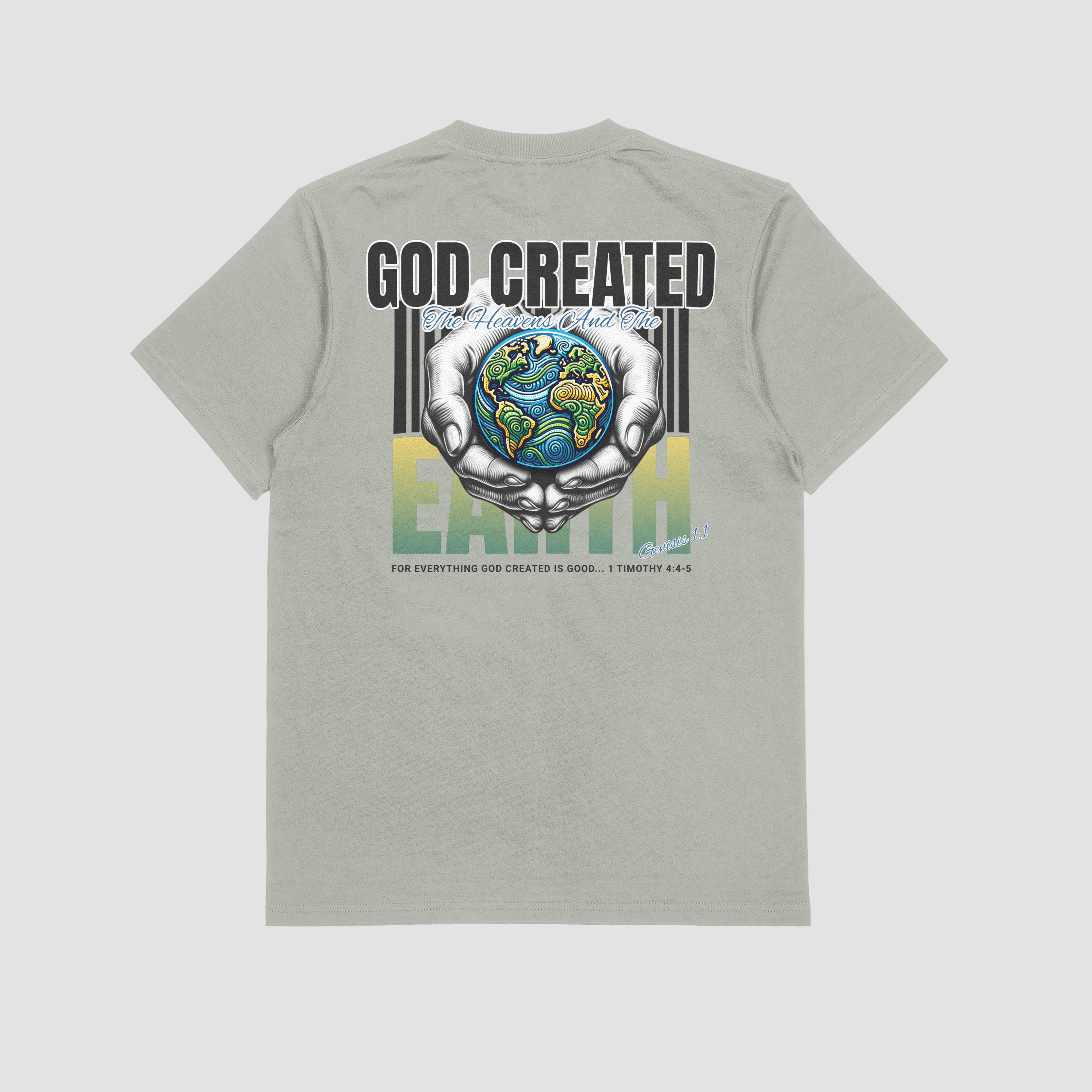 God Created the Heavens and the Earth T-Shirt image 0