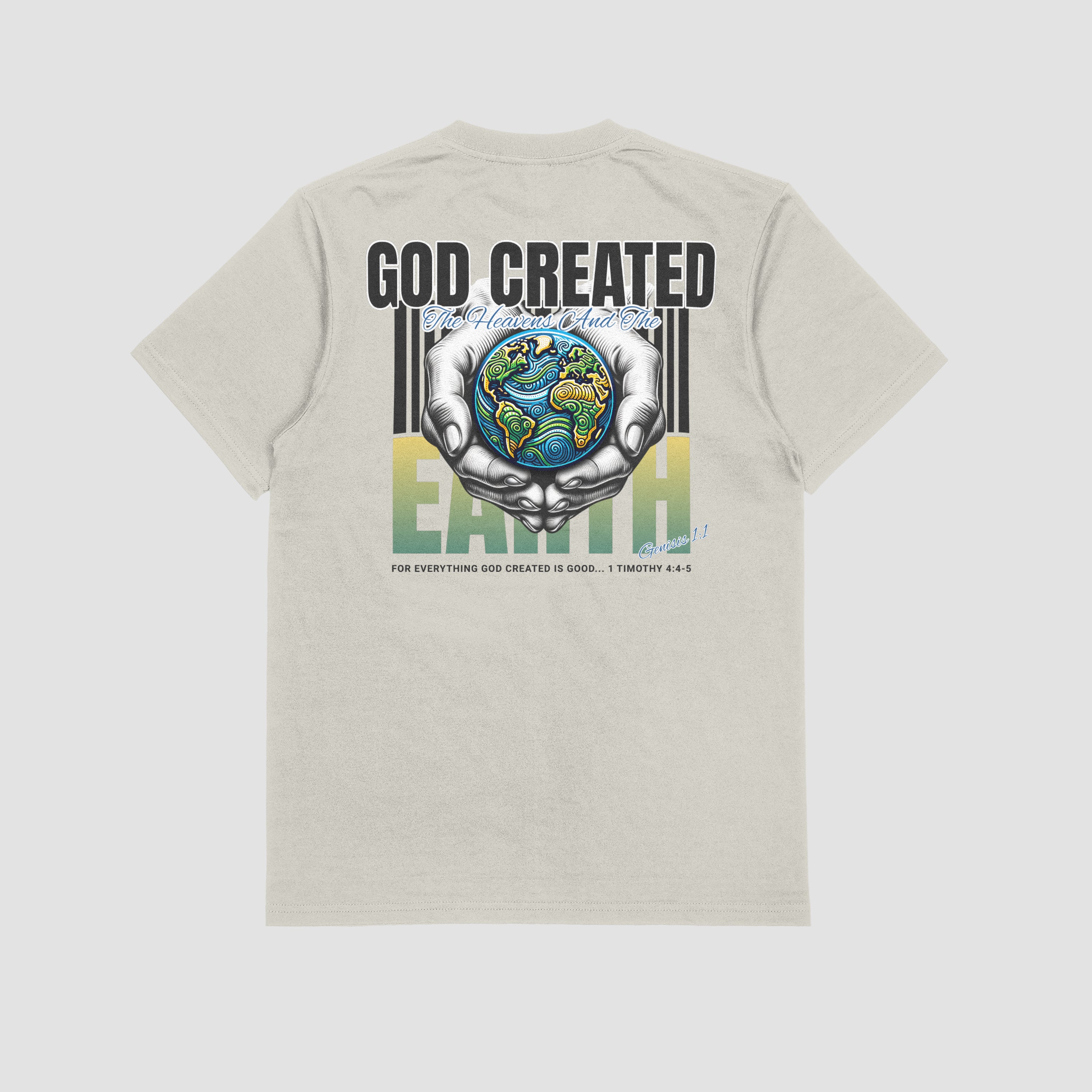 God Created the Heavens and the Earth T-Shirt image 2