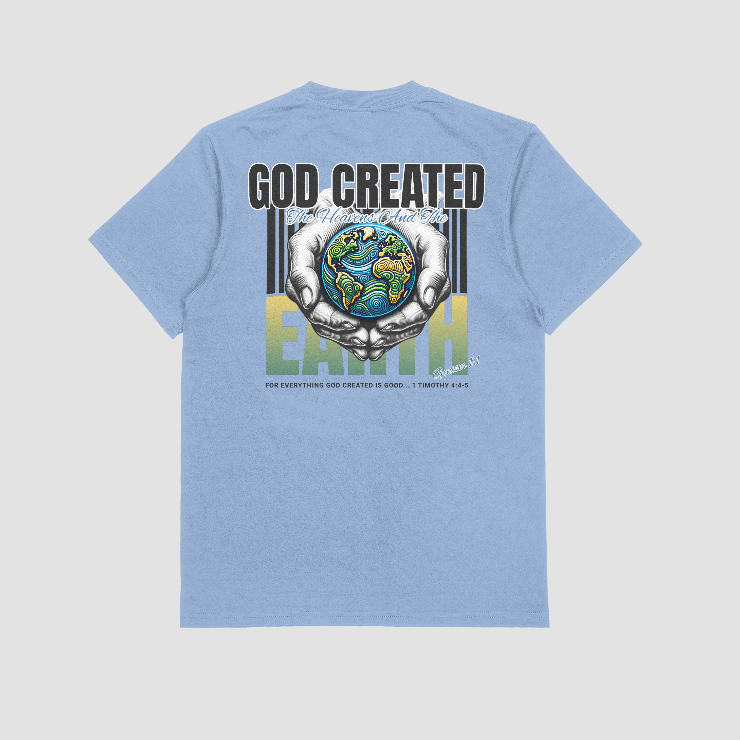 God Created the Heavens and the Earth T-Shirt image 1