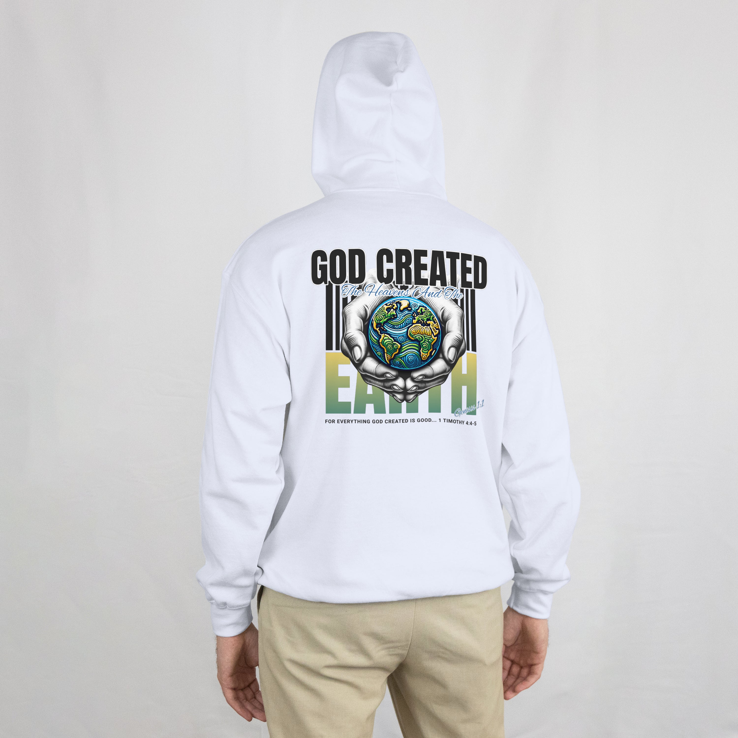 God Created the Heavens and the Earth Hoodie image 0