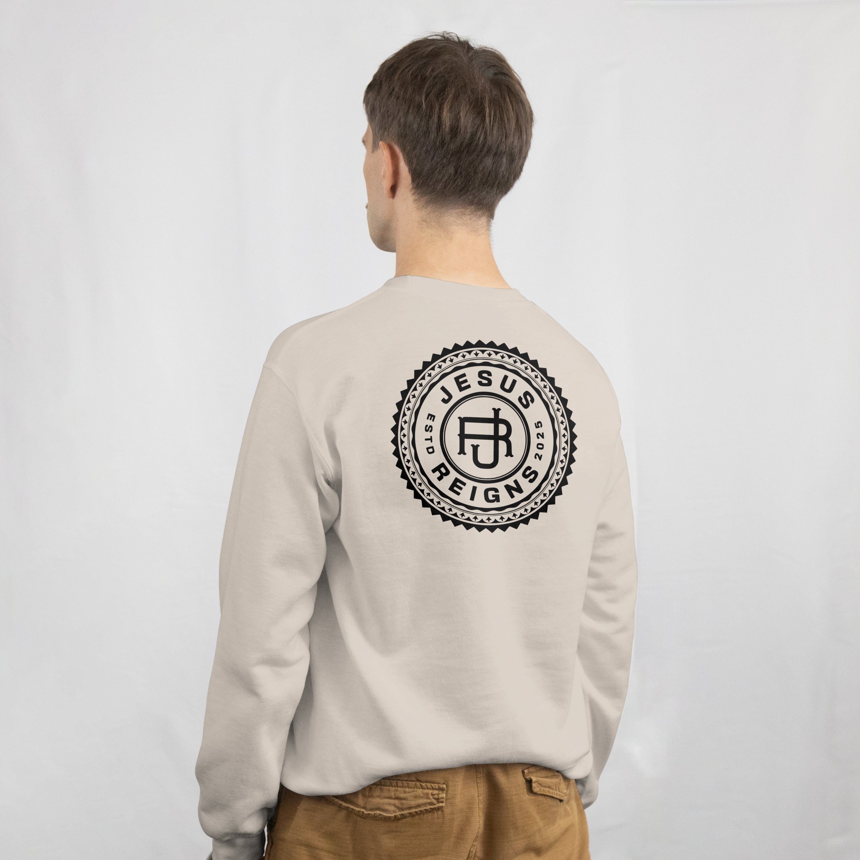 Jesus Reigns Crewneck image 2