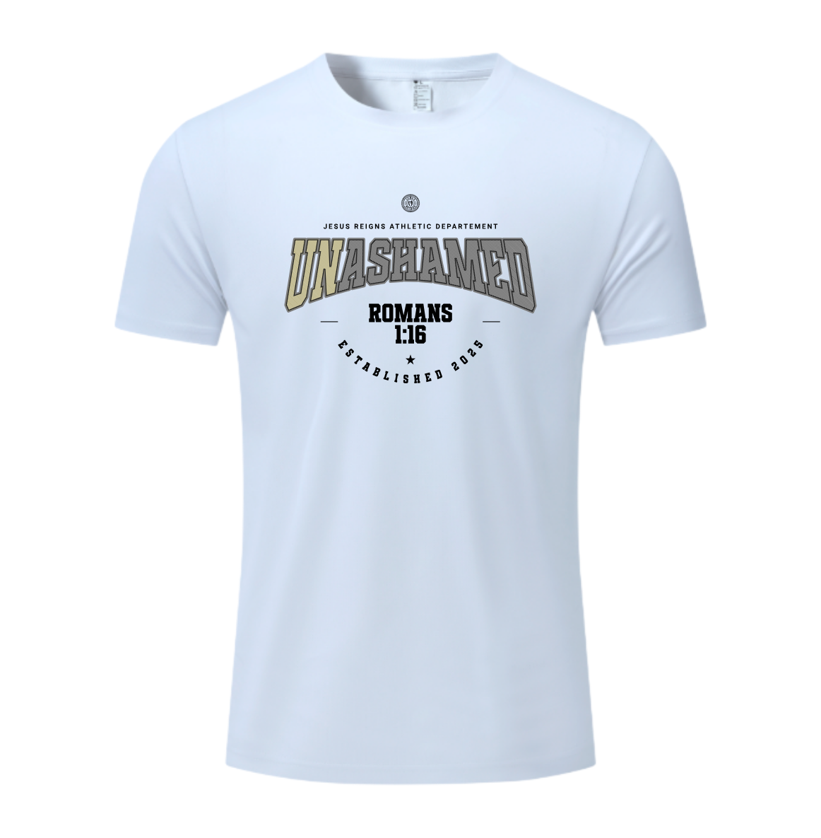 "UNASHAMED" Sportswear T-Shirt
