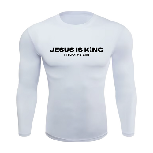 "Jesus is King" Compressed Long Sleeve