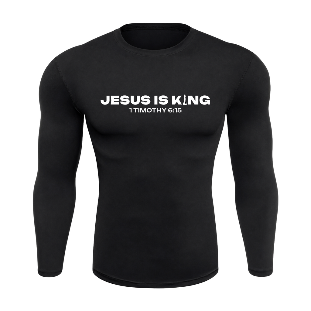 "Jesus is King" Compressed Long Sleeve