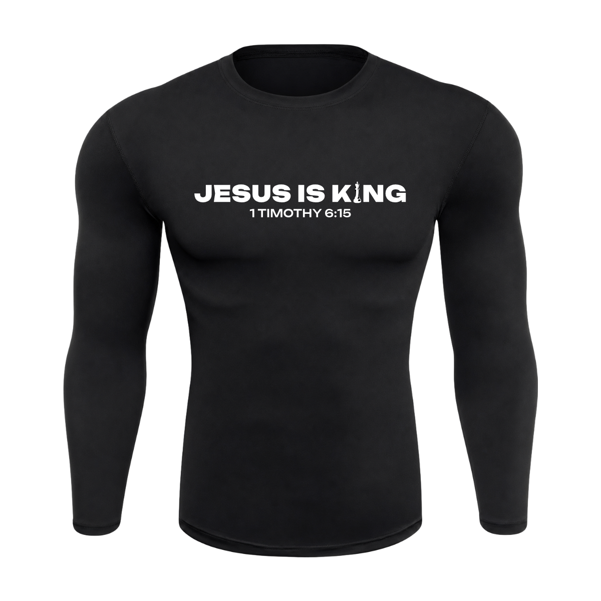 "Jesus is King" Compressed Long Sleeve