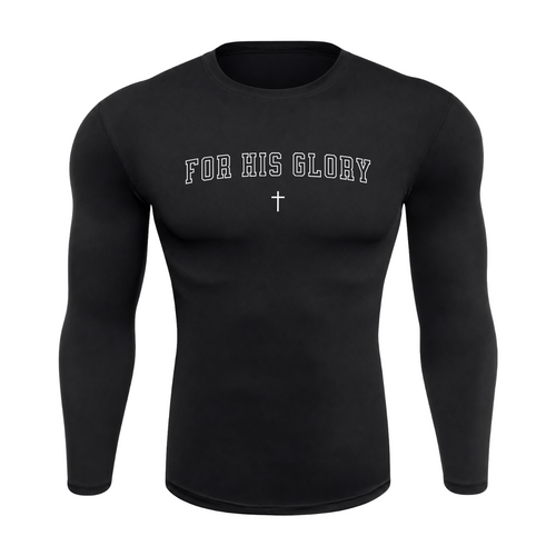 "For His Glory" Compressed Long Sleeve