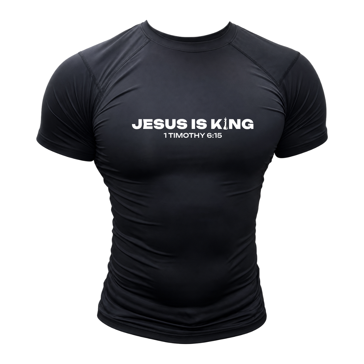 "Jesus is King" Compressed Short Sleeve