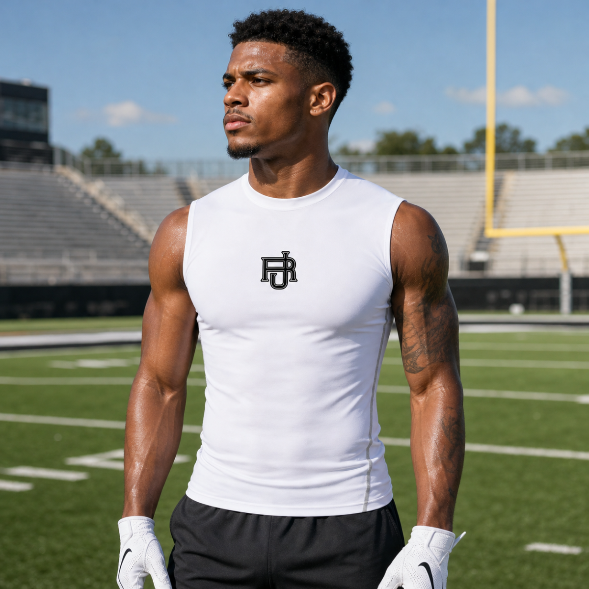 "Jesus Reigns Logo" Compression Tank