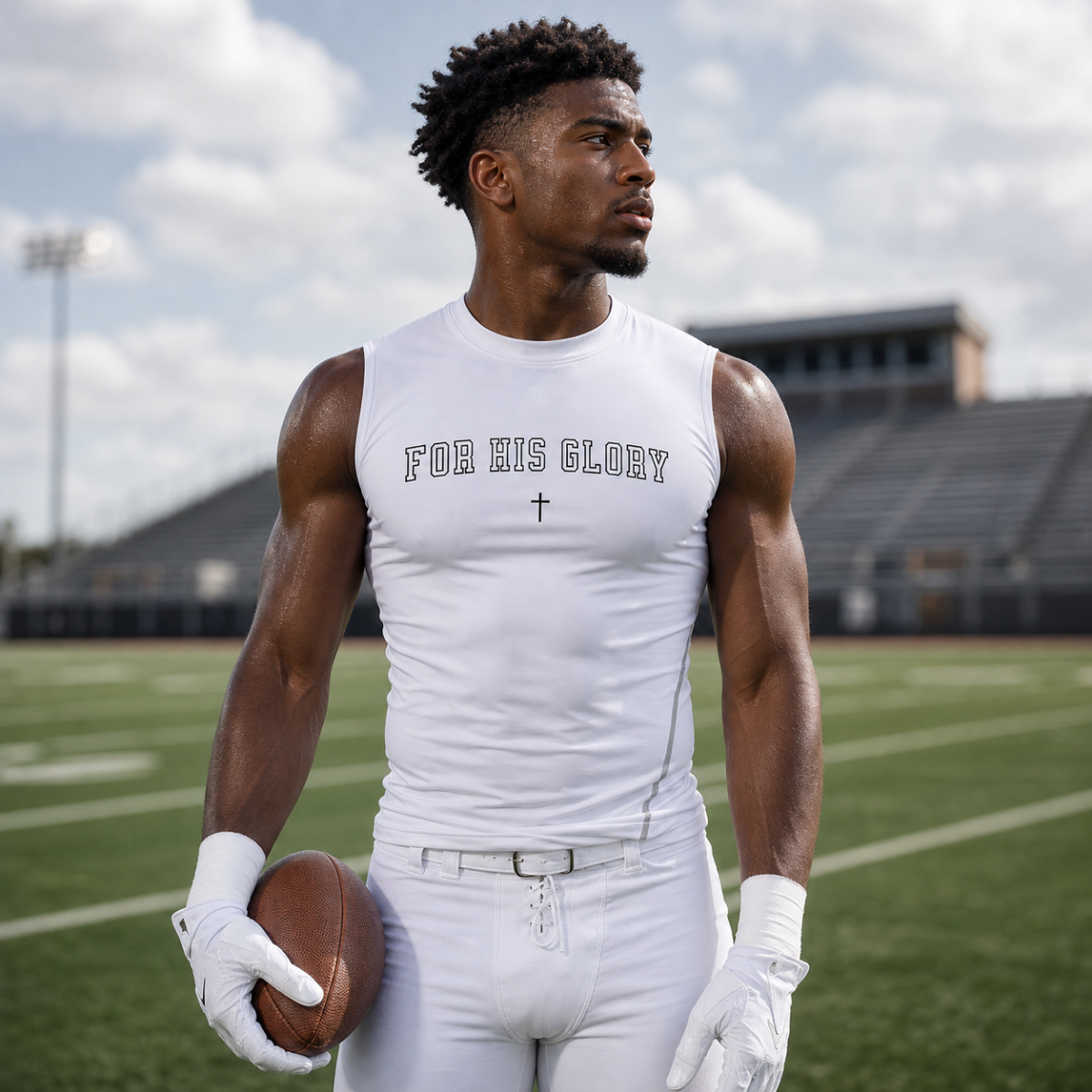 "For His Glory" Compression Tank