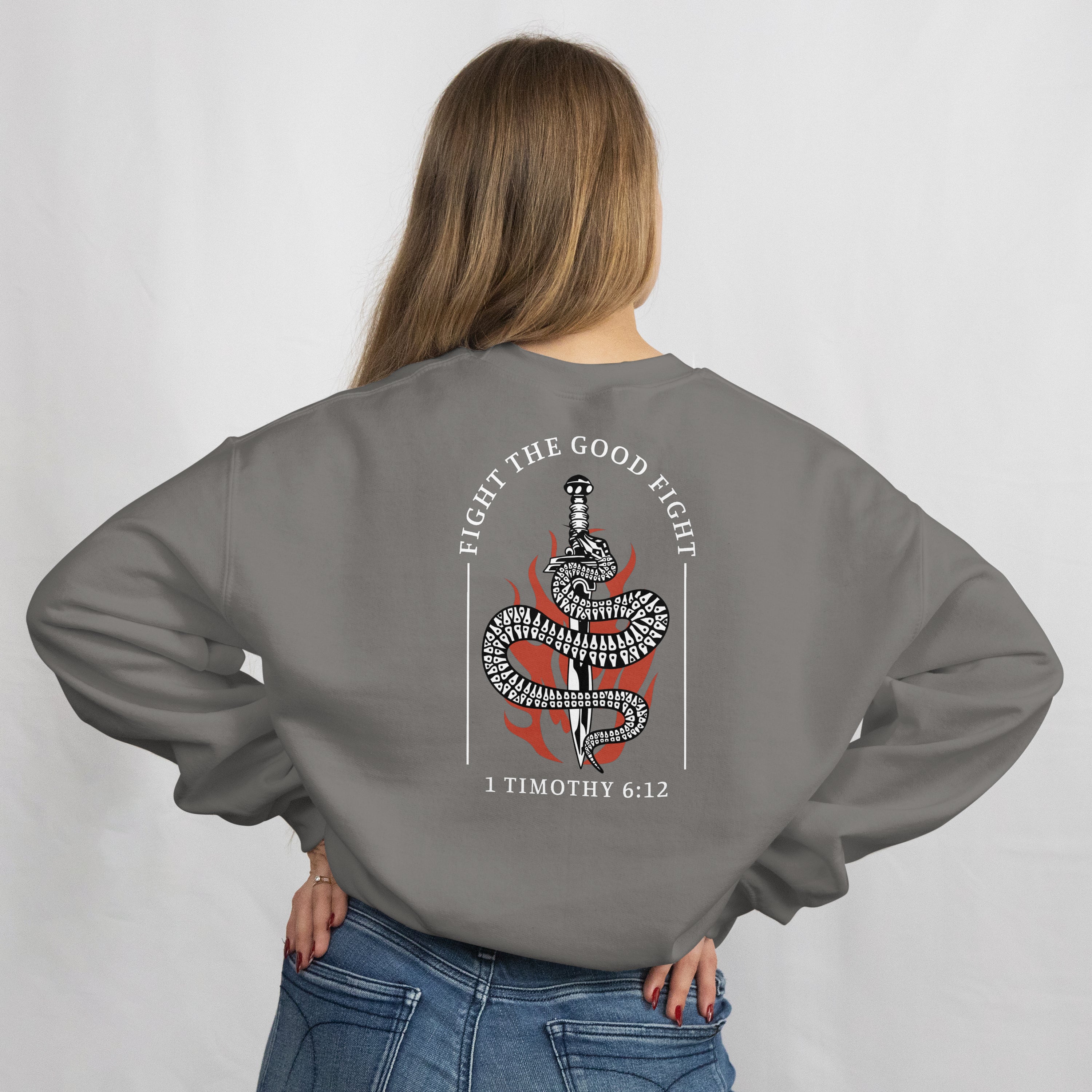 Fight the Good Fight Crew Neck image 2