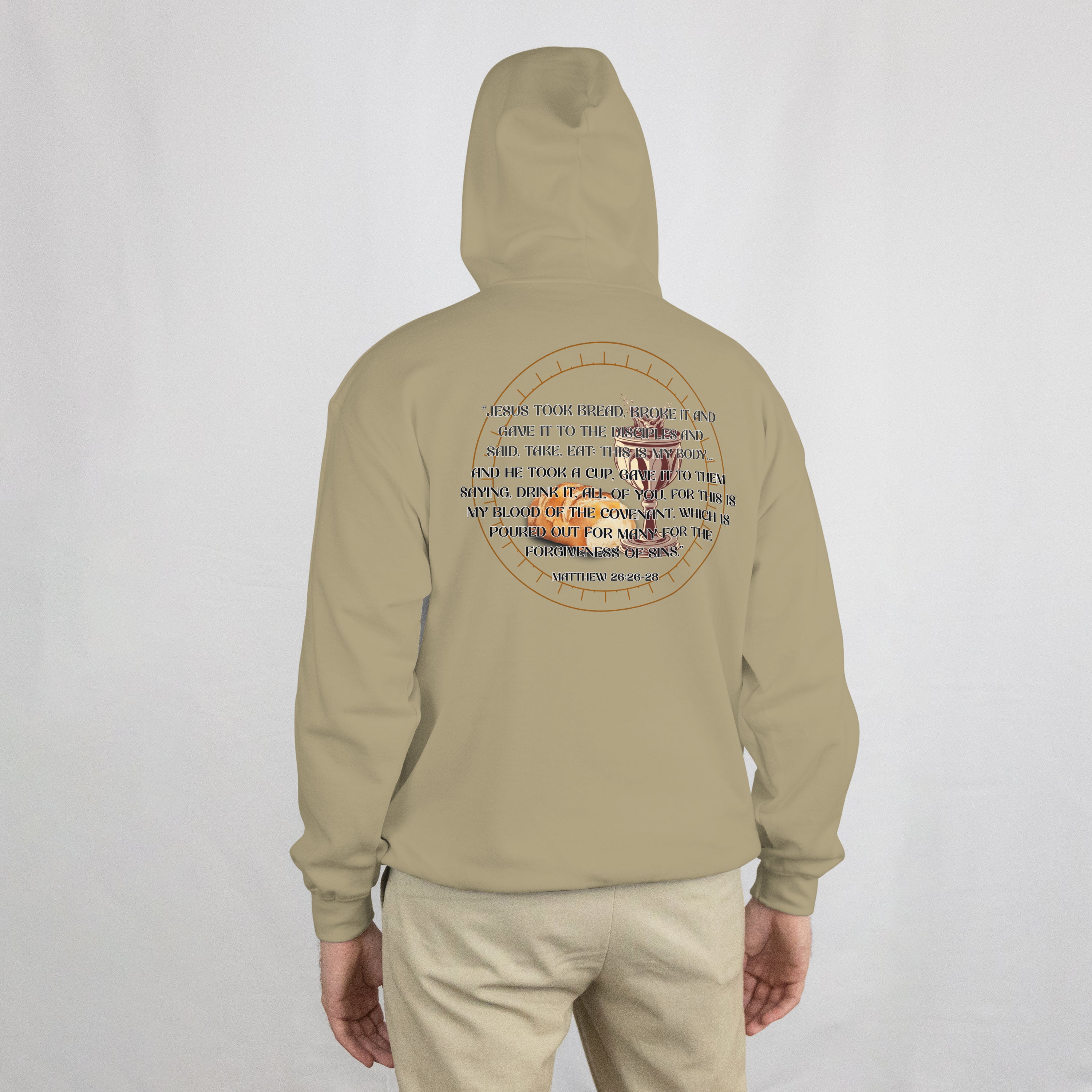 Matthew 26:26 Hoodie image 3