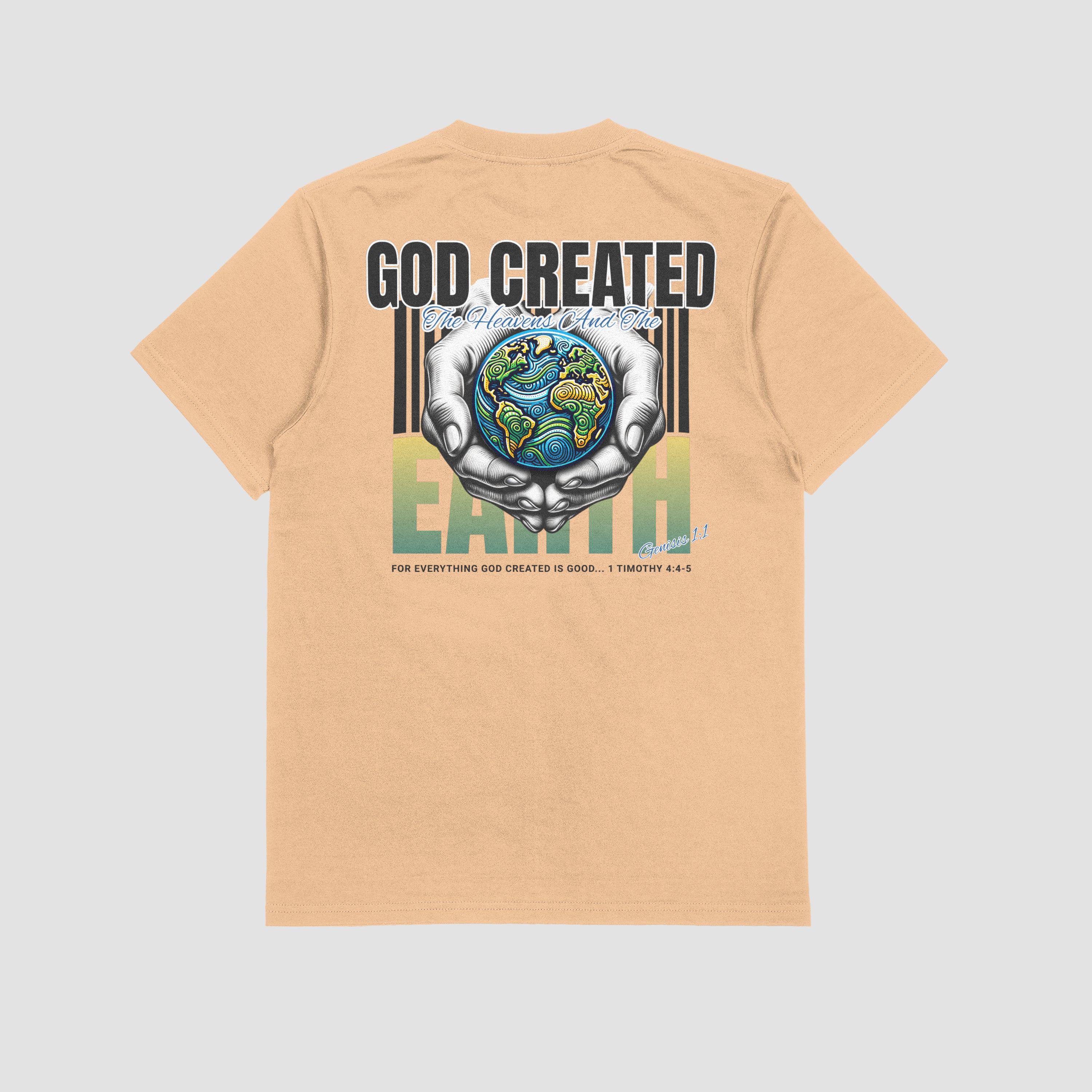 God Created the Heavens and the Earth T-Shirt image 3