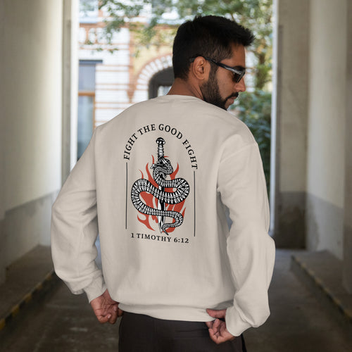 Fight the Good Fight Crew Neck image 0