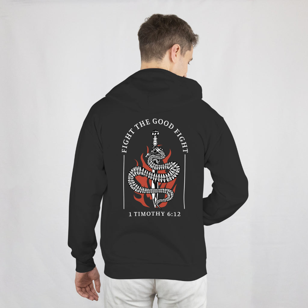 Fight the Good Fight Hoodie image 3